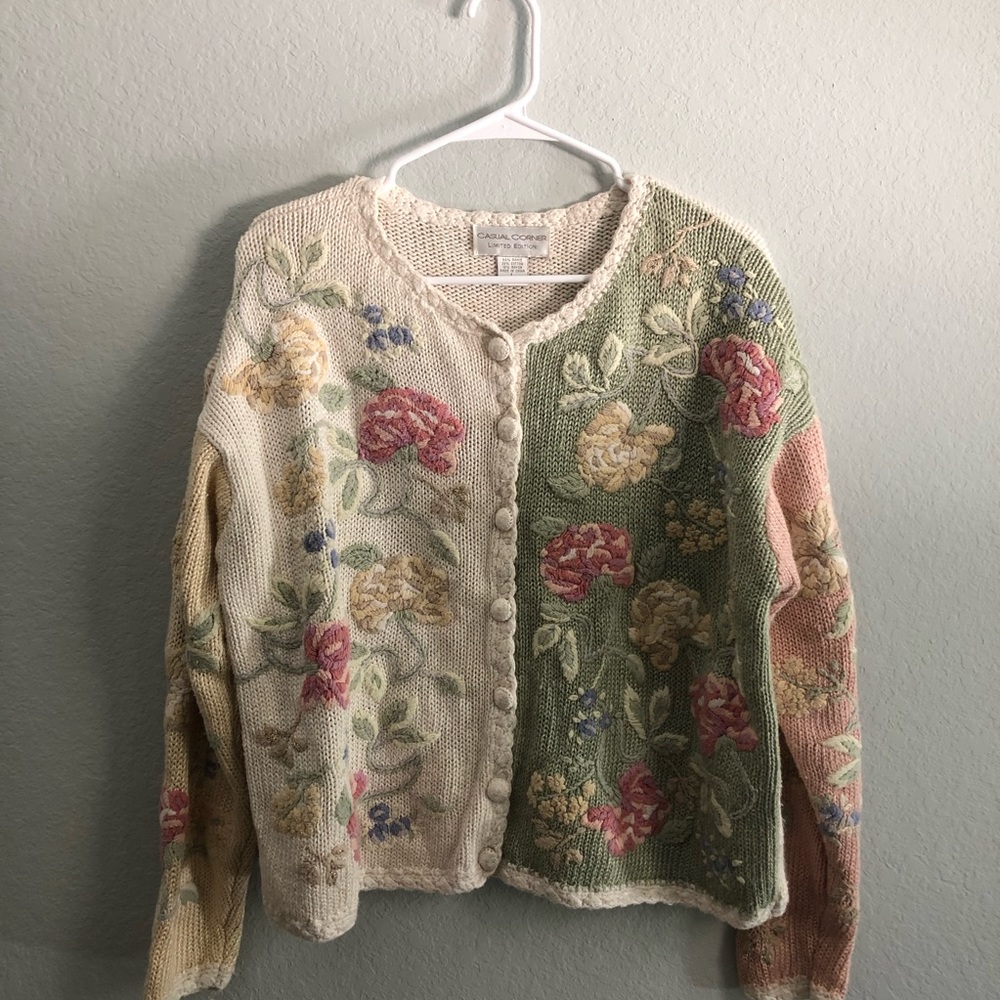 Floral Sweater